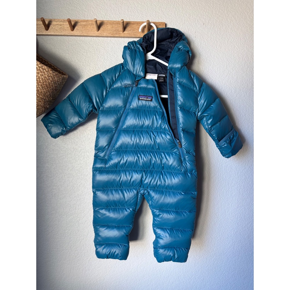 Patagonia Kids Hi-Loft Down Sweater Bunting Blue 60148 3-6M